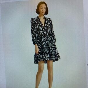 Veronica Beard Hawken Floral Dress